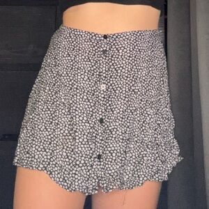 Floral mini skirt